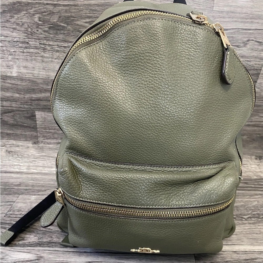 Coach Leather Charlie Backpack Original Price $428.00